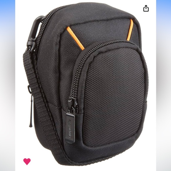 Large Point and Shoot Camera Bag Canon Sony Case Memory Cards Carrying Nylon dad - Picture 13 of 13